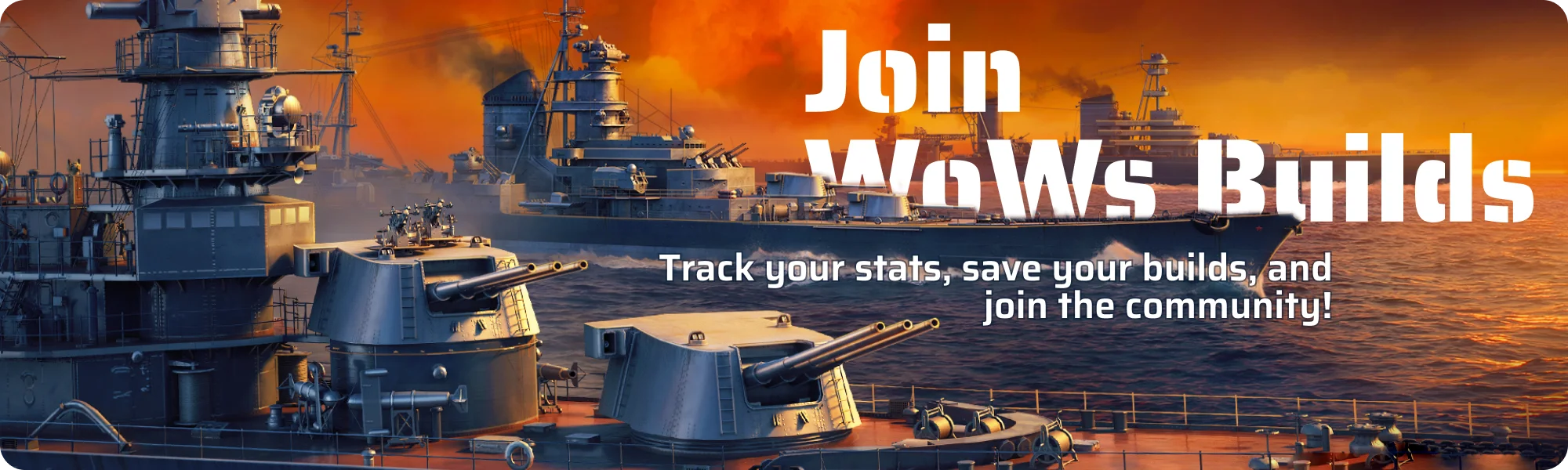 banner of ships sailing with call to join wowsbuilds