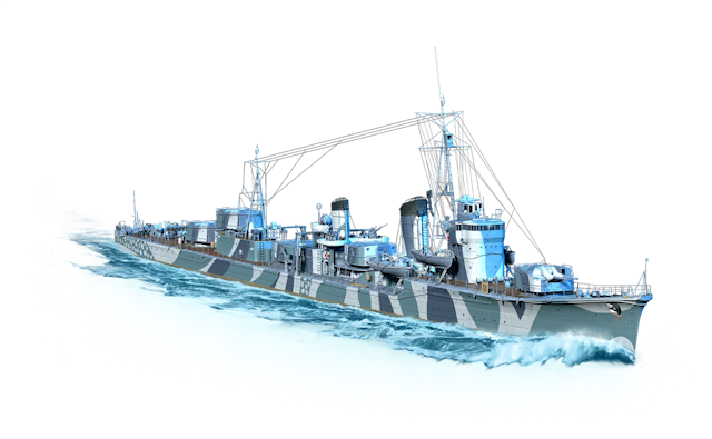 Image of Asashio from World of Warships