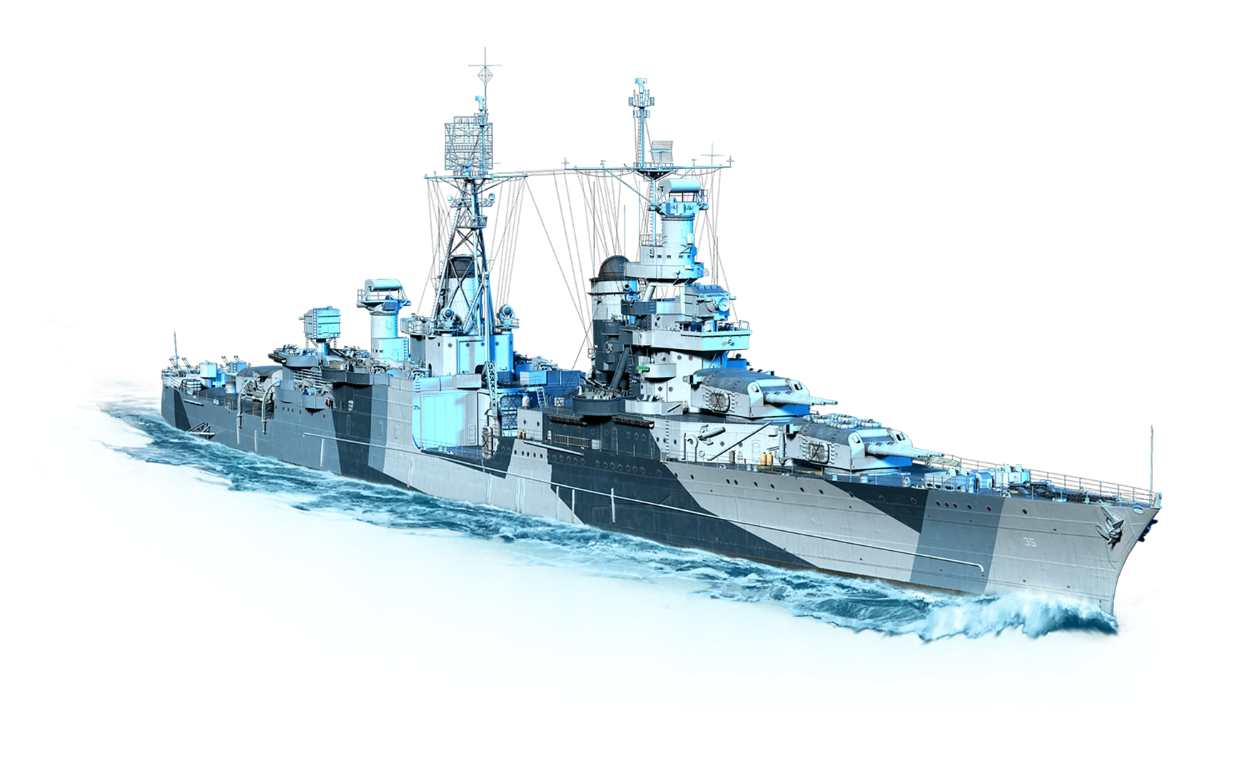 Indianapolis from World Of Warships: Legends