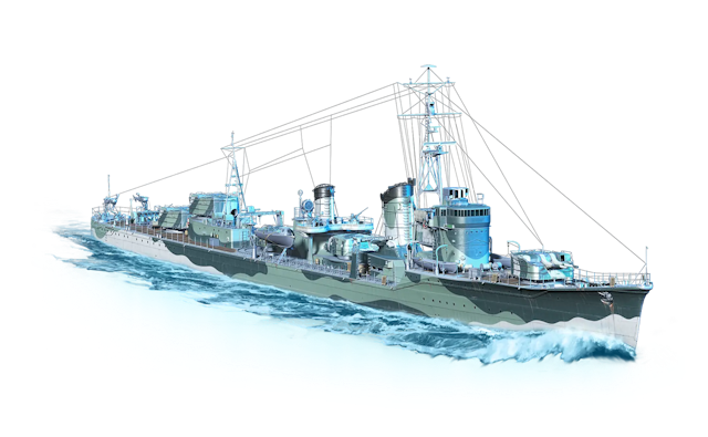 Image of Kirisame from World of Warships