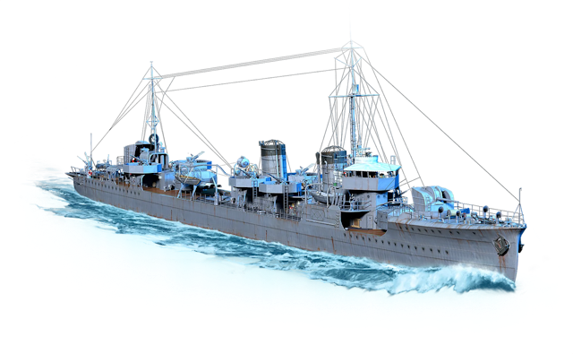 Image of Mutsuki from World of Warships