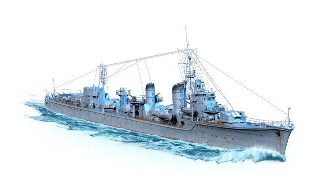 Image of Shimakaze from World of Warships