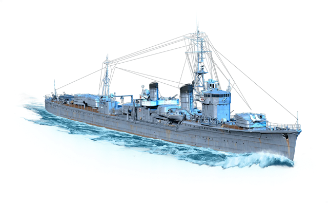 Image of Shiratsuyu from World of Warships