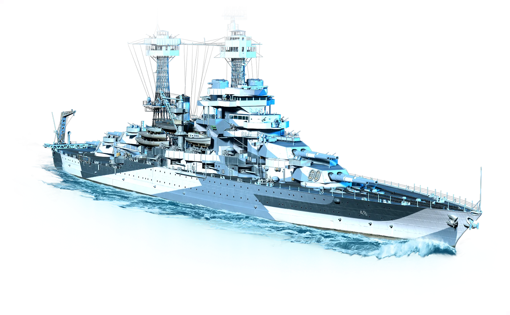 West Virginia from World Of Warships: Legends